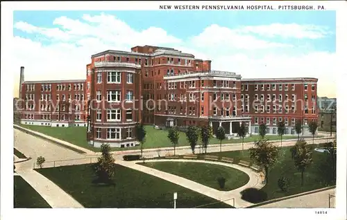 Pittsburg Pennsylvania New Western Pennsylvania Hospital Kat. United States