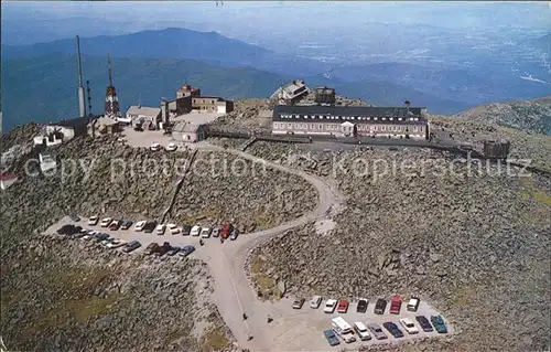 White Mountains New Hampshire Fliegeraufnahme Summit House Hotel U.S. Weather Observatory Kat. United States