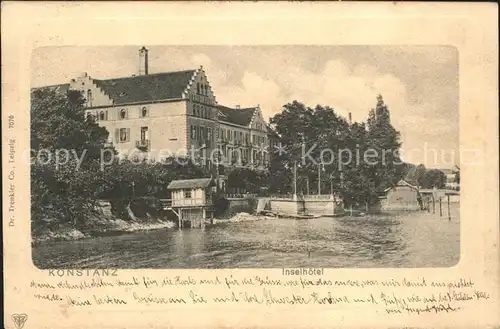 Konstanz Bodensee Inselhotel Kat. Konstanz