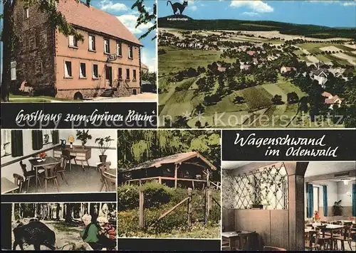 Wagenschwend Gasthaus zum Gruenen Baum Felder / Limbach /Neckar-Odenwald-Kreis LKR