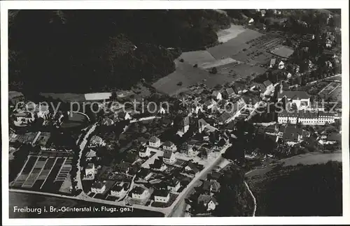 Guenterstal Freiburg Fliegeraufnahme Straehle Bild Nr. 25017 / Freiburg im Breisgau /Breisgau-Hochschwarzwald LKR