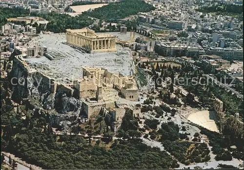 Athen Griechenland Fliegeraufnahme Akropolis Kat. 