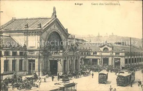 Liege Luettich Gare des Guillemins Strassenbahn Kat. Luettich