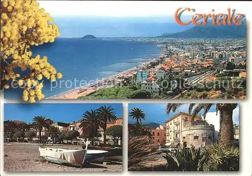 Ceriale Liguria Panorama Riviera Ligure Kat. 