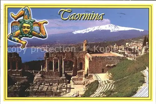 Taormina Sizilien Teatro Greco Romano Kat. 