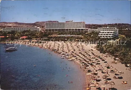 Rhodos Rhodes aegaeis Paradise Strand Hotel Kat. 