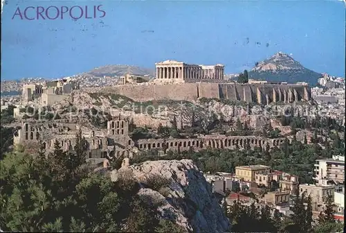 Athen Griechenland Acropolis Kat. 