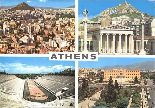 Athen Griechenland Teilansichten Kat. 