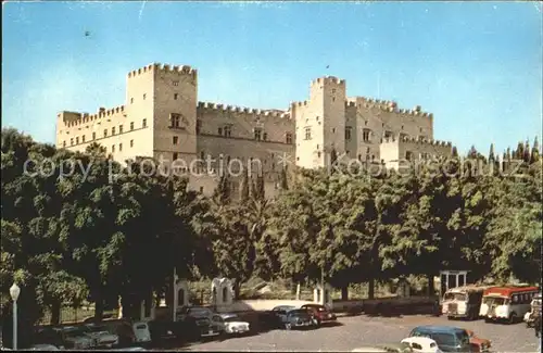 Rhodos Rhodes aegaeis Palast Ritter Kat. 