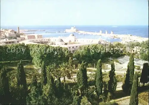 Rhodos Rhodes aegaeis Hafen Palast Kat. 