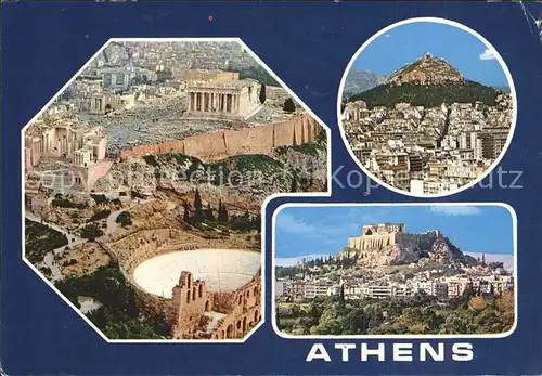 Athen Griechenland Teilansichten Kat. 