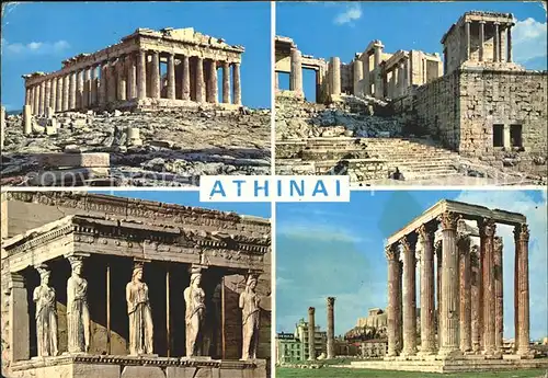 Athen Griechenland Pathenon Propylaea Caryatiden Kat. 