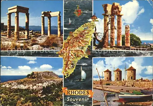 Rhodos Rhodes aegaeis Ruine Kat. 