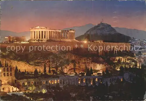 Athen Griechenland Akropolis  Kat. 
