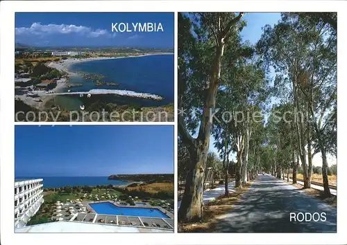 Rhodos Rhodes aegaeis Kolymbia Hotel Strand Kat. 