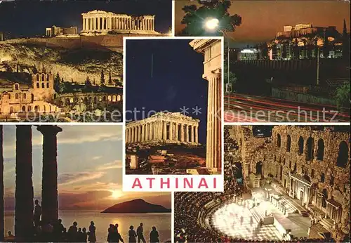 Athen Griechenland Akropolis Ruine  Kat. 