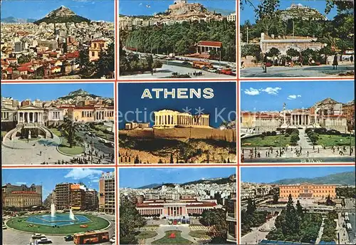 Athen Griechenland Akropolis Brunnen Teilansicthen Kat. 