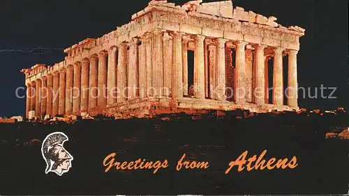 Athen Griechenland Akropolis Parhenon j Kat. 