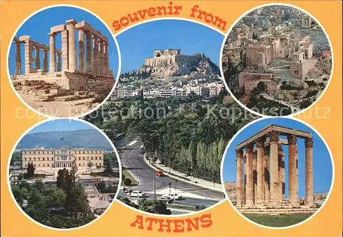 Athen Griechenland Akropolis Ruine  Kat. 