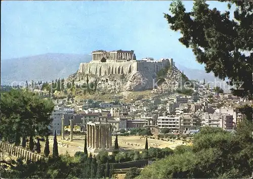 Athen Griechenland Akropolis Tempel Olympius Jupiter Kat. 