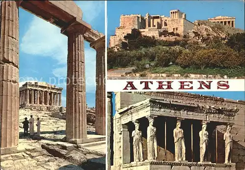 Athen Griechenland Partheon Propylaea Akropolis Kat. 