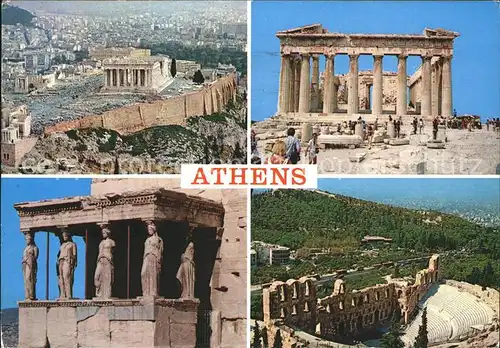 Athen Griechenland Akropolis Ruine Kat. 