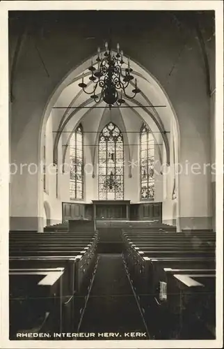 Rheden Gelderland Interieur Herv. Kerk