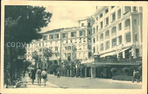 Opatija Istrien Strassenpartie Kat. 