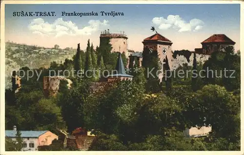 Susak Frankopanska Tvrdjava Kat. Kroatien
