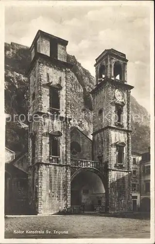 Kotor Montenegro Katedrala Sv Tripuna Kathedrale / Montenegro /