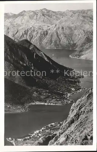 Kotor Montenegro Panorama Bucht Gebirge / Montenegro /