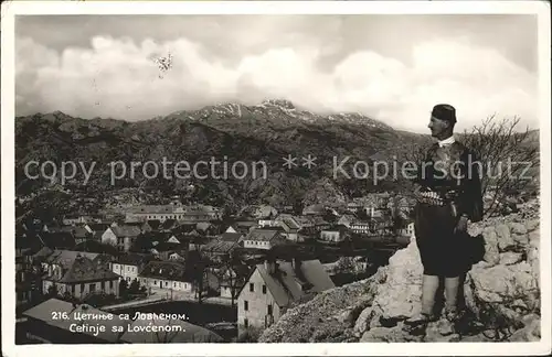 Cetinje sa Lovcenom Lovcen Gebirge Trachten