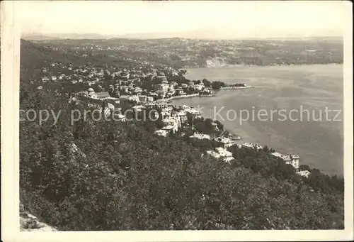 Opatija Istrien Panorama Kat. 