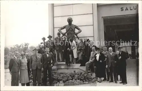 Bad Piestany Gruppenbild Internat. Landwirtschaftskommission Kat. Piestany