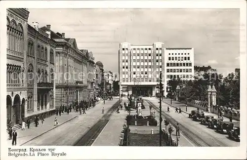 Belgrad Serbien La Place Royale / Serbien /