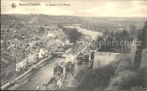 Namur Wallonie Citadelle La Sambre et la Meuse Kat. 