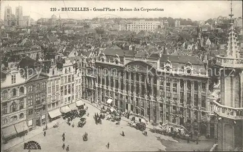 Bruxelles Bruessel Grand Place Maison des Corporations Kat. 