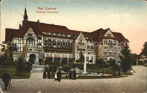 Bad Kudowa Niederschlesien Kurhotel Fuerstenhof Kat. 