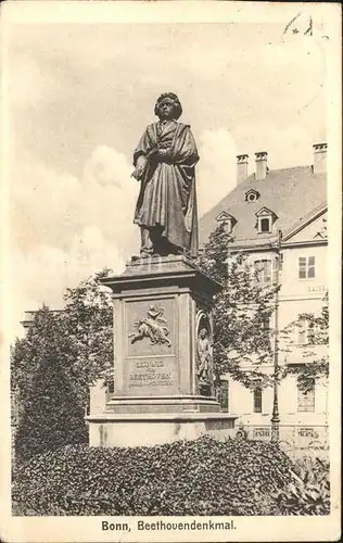 Bonn Rhein Beethovendenkmal / Bonn /Bonn Stadtkreis