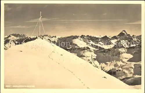 Nebelhorn Gipfel Kat. Oberstdorf