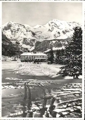 Obertoggenburg Iltios Blick Saentis Skispuren Kat. Wildhaus