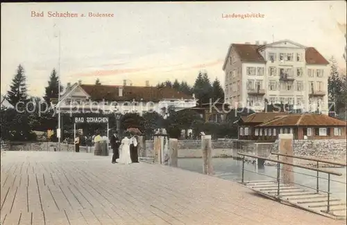 Bad Schachen Lindau Landungsbruecke Kat. Lindau (Bodensee)