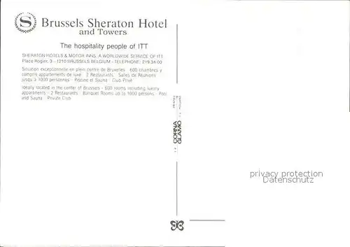 Brussels Sheraton Hote and Towers