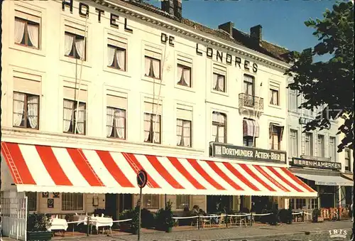 Brugge Hotel de Londres Restaurant Taverne Kat. 