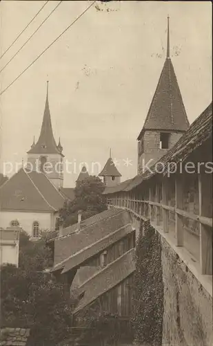 Morat Murten Interieur des Remparts Kat. Murten