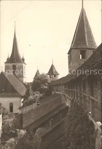 Morat Murten Interieur des Remparts Kat. Murten