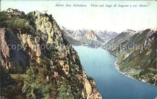 Monte San Salvatore Vista Lago di Lugano e Monti Kat. 