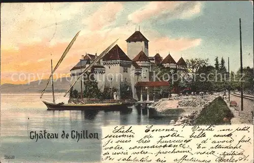 Chillon Chateau de Chillon Kat. Montreux