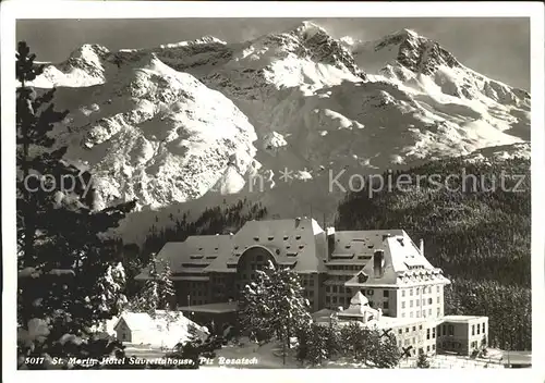 St Moritz GR Hotel Silvrettahouse Piz Rosatsch Kat. St Moritz