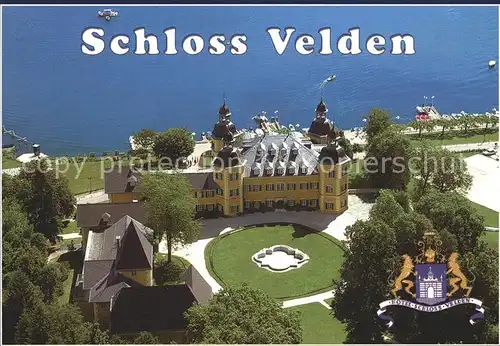 Velden Woerthersee Fliegeraufnahme Schloss See /  /